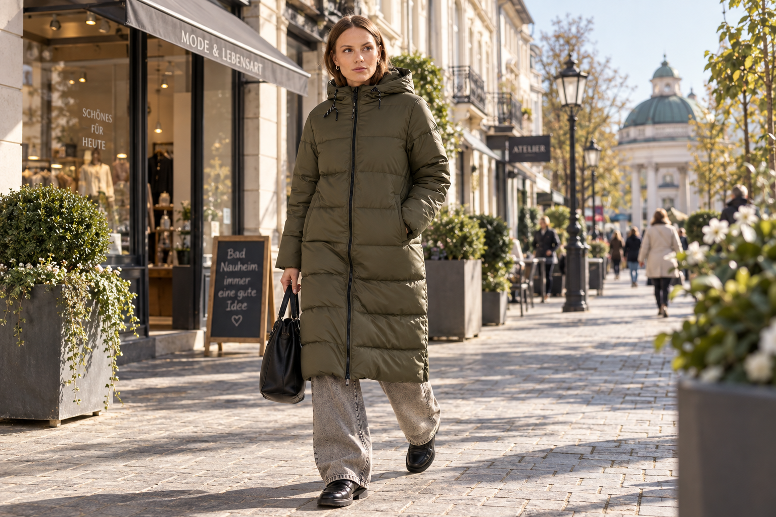 Bad Nauheim Streetstyle - Steppmantel Nuarven