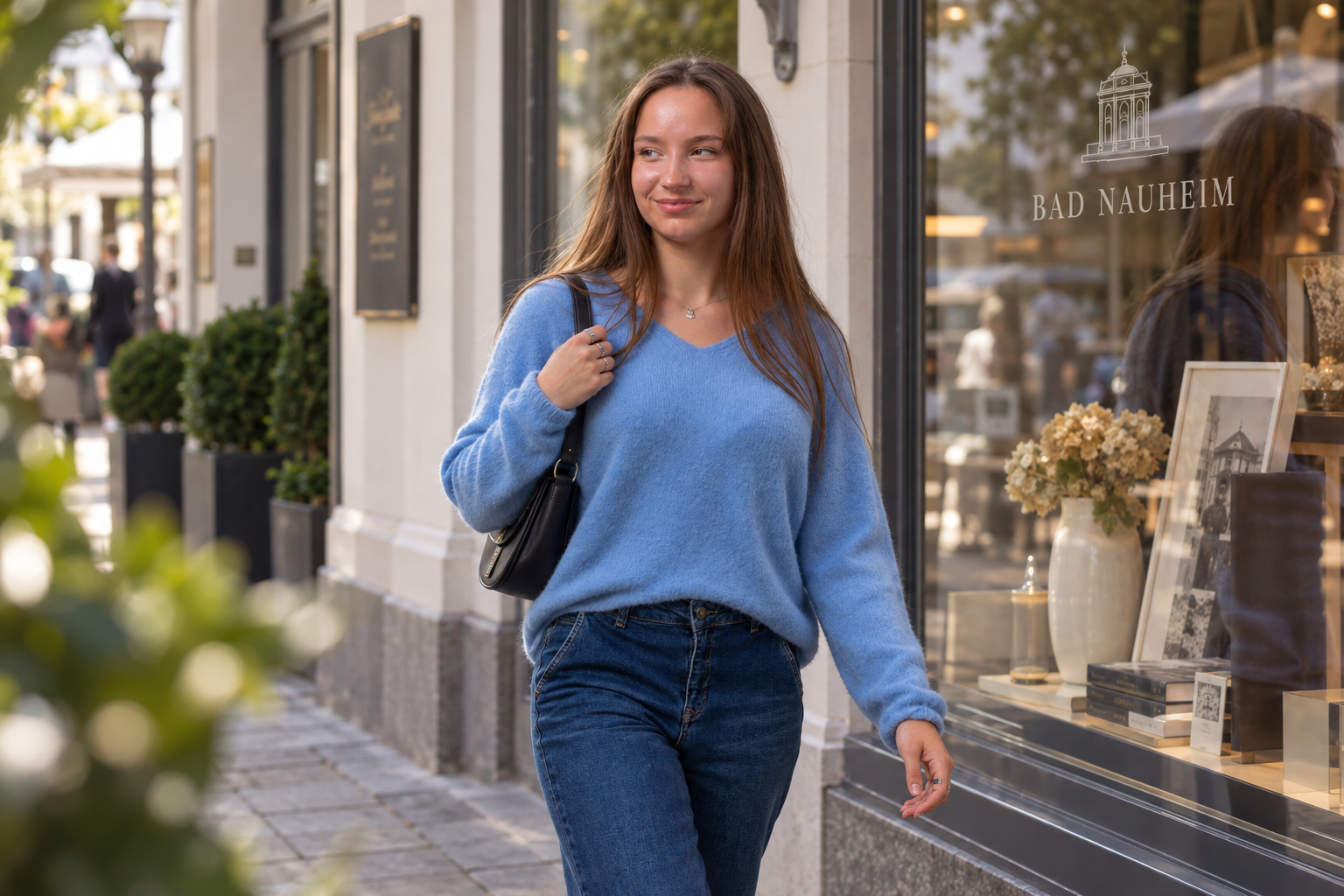 Bad Nauheim Streetstyle - Pulli aus Babyalpaca Malva