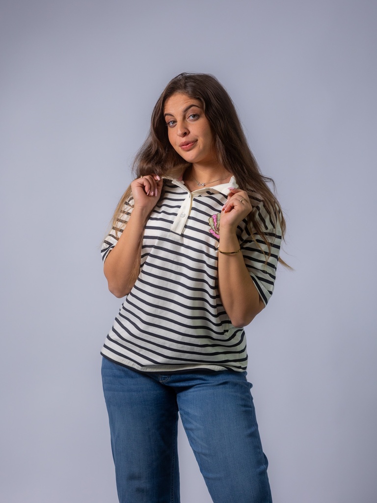 [706817_GS-XS] Polo gestreift (XS)