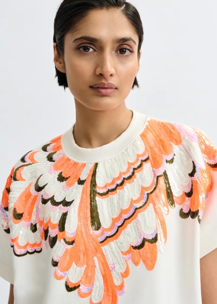 Sweatshirt mit Pailetten