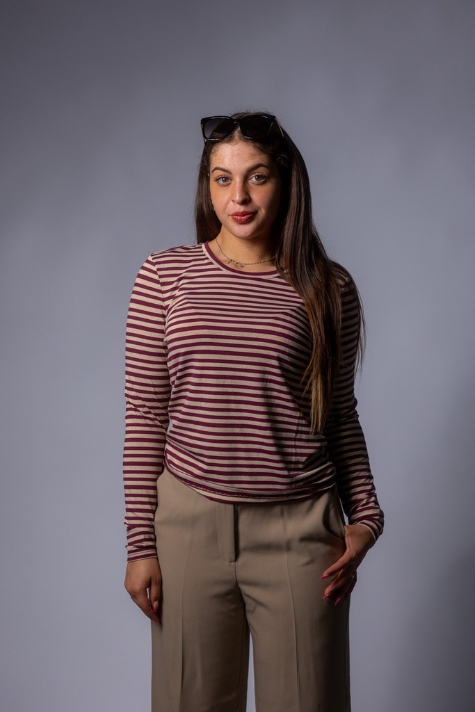 Longsleeve gestreift