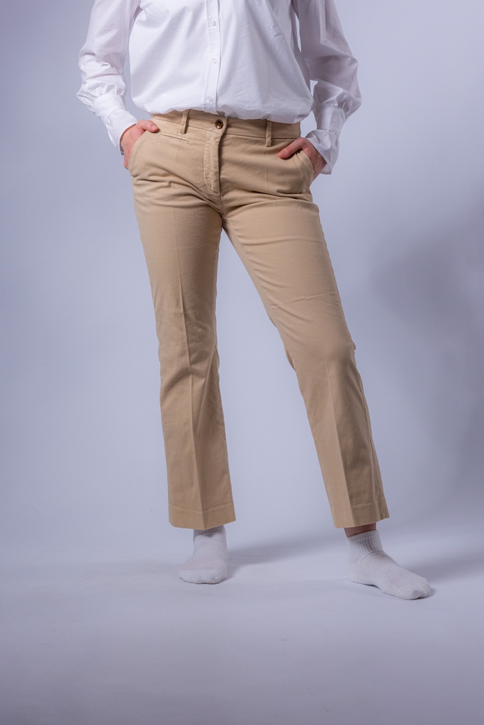 [P3510_4PNTD3513_BG-34] Chino mit kleinem Kick (Beige, 34)