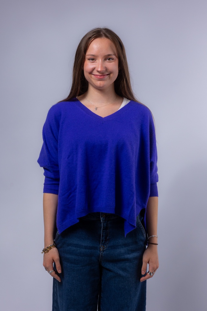 [P3518_KN202509L_LA-SM] Pullover mit V-Ausschnitt JEFFERSON (S/M)