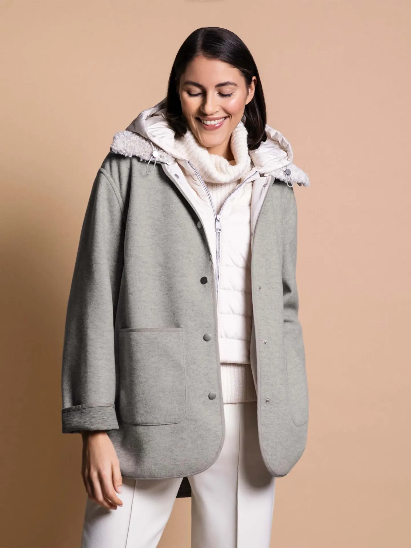 Jacke mit Innenweste