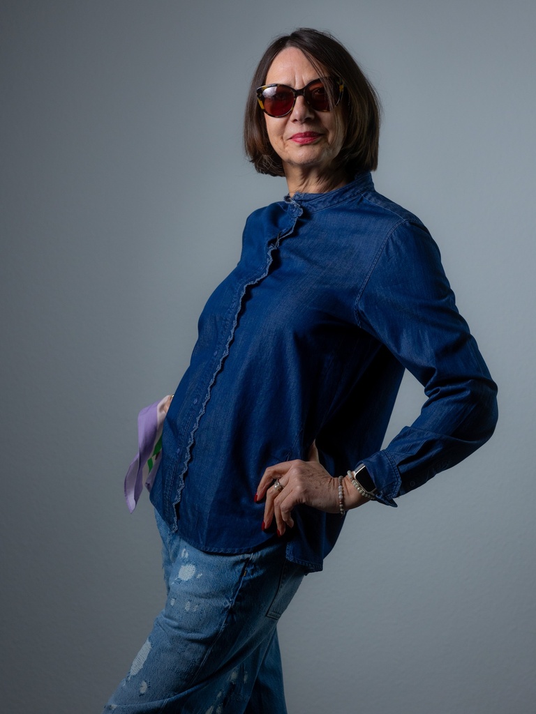 Bluse, denim