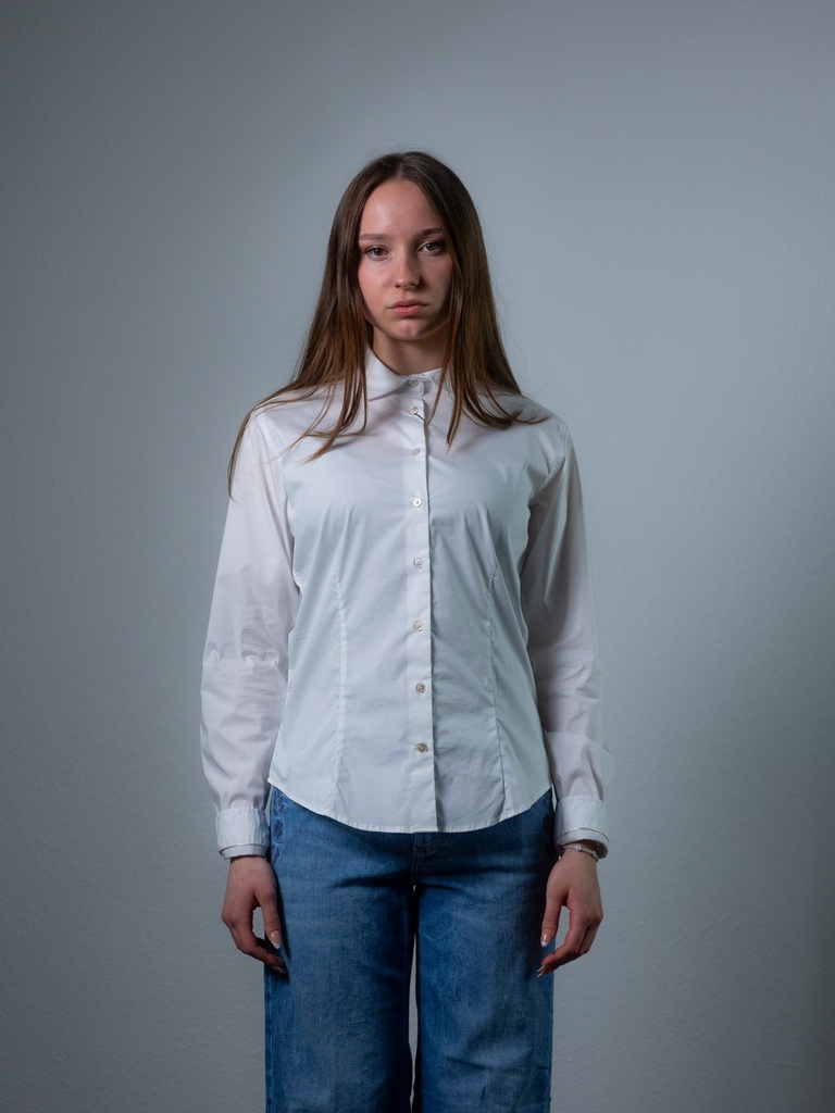 [Giulia_WS-38] Bluse, blau (Weiss, 38)