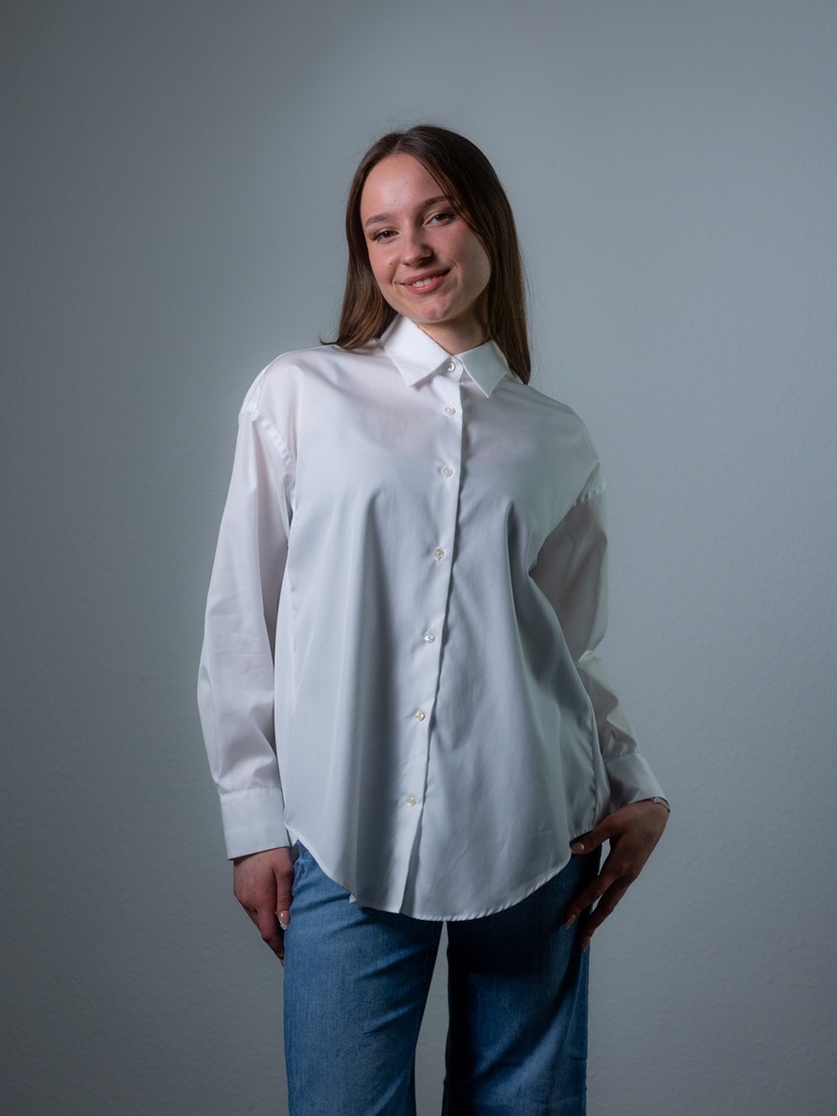 Bluse, weiß