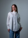 Bluse, weiß