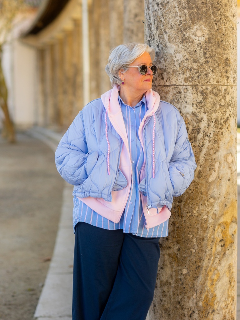 Jacke, blau