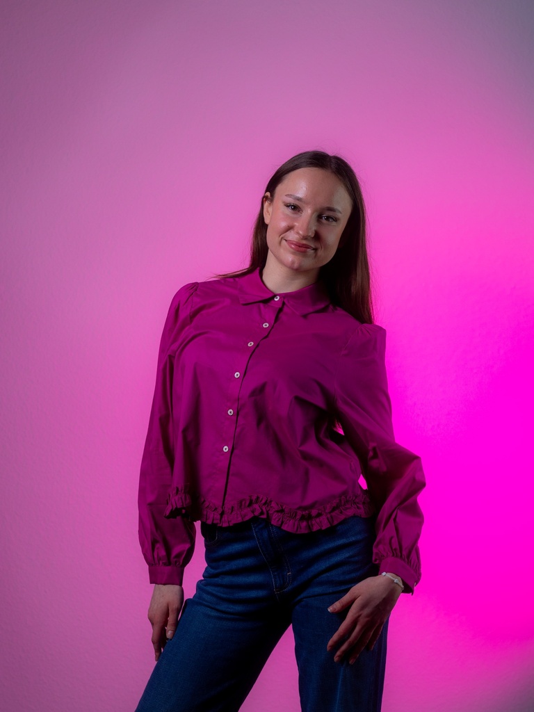 Bluse, pink