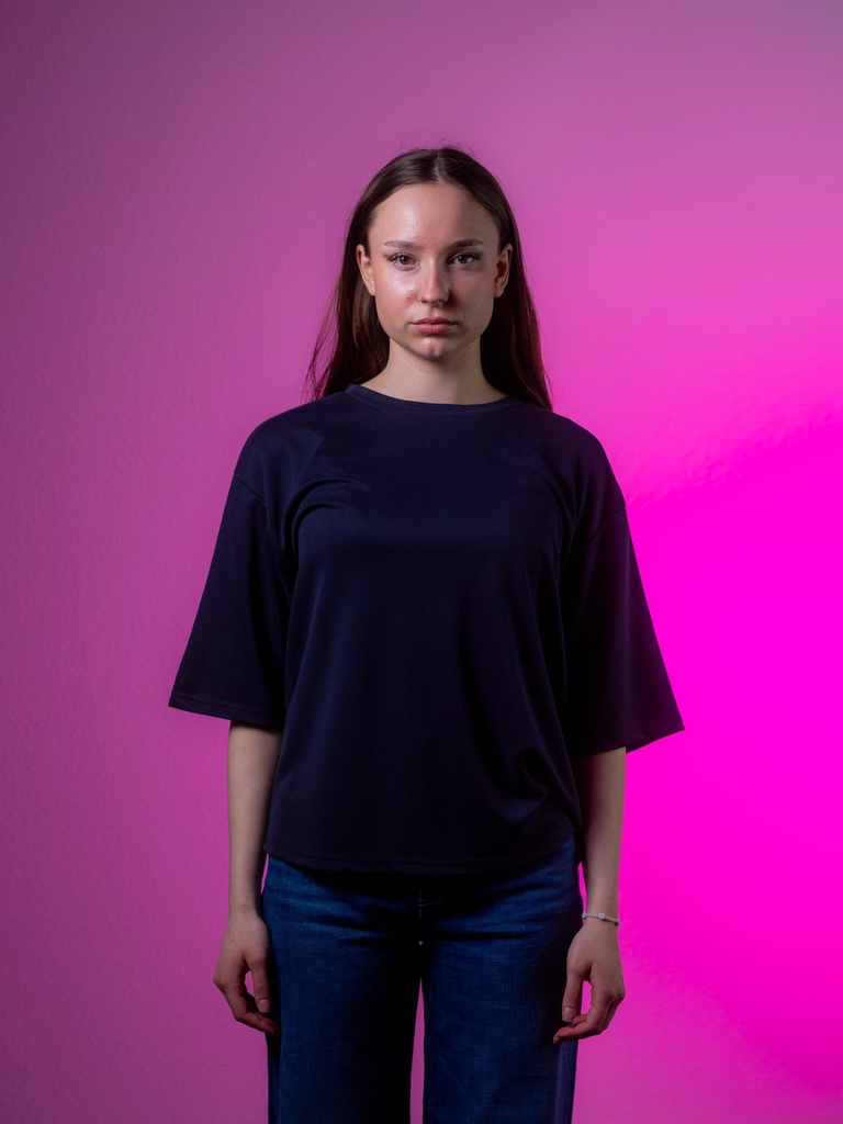 T-Shirt, blau