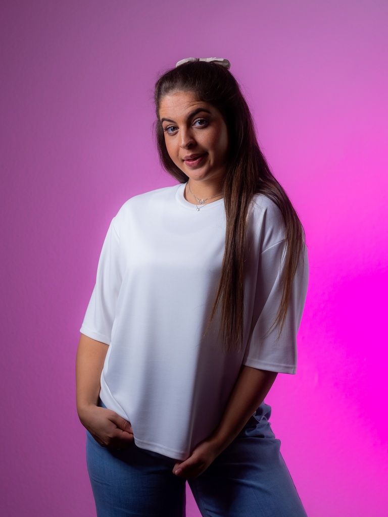 T-Shirt, blau