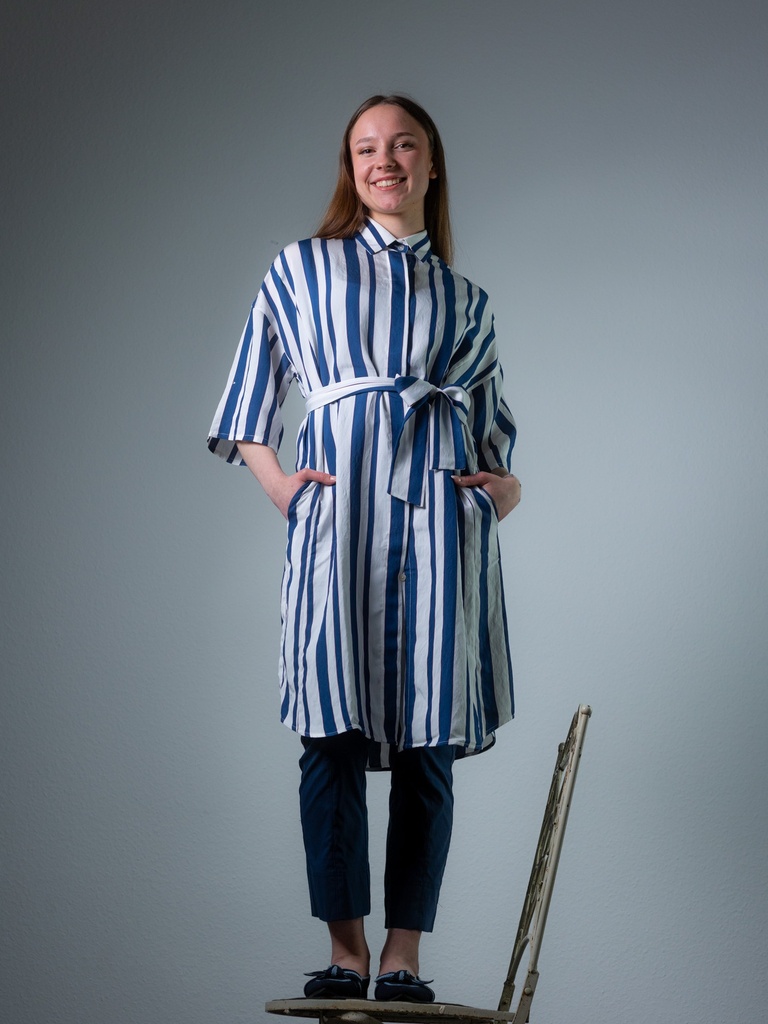 Kleid, gestreift