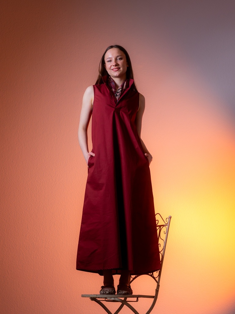 Kleid, bordeaux