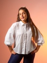 Bluse, weiß