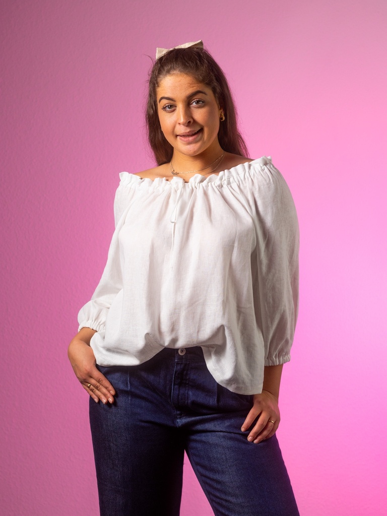 Bluse, rosa