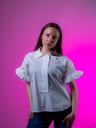 Bluse, weiß