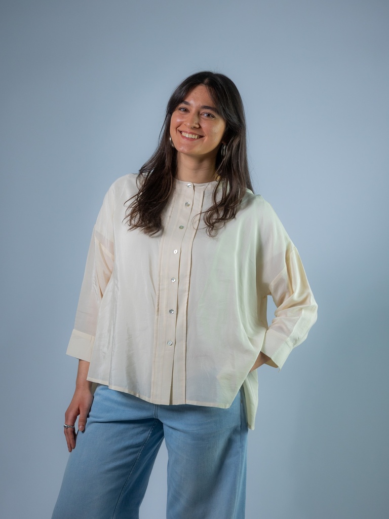 [12370_BG-36] Bluse, beige (36)