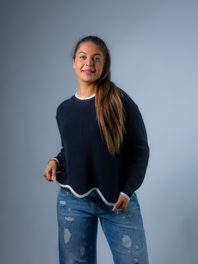 Pullover, blau
