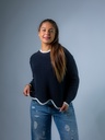 Pullover, blau