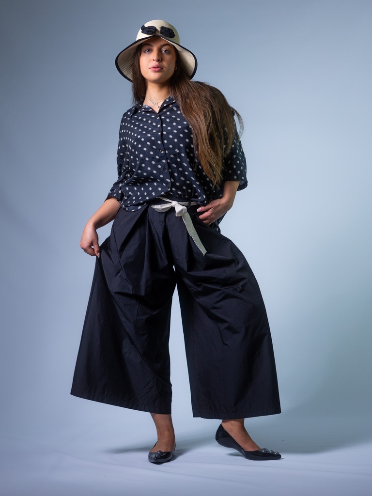 [12259_SW-40] Culotte, braun (Schwarz, 40)