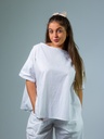 Bluse mit Faltenoptik