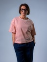 Ringelshirt in rot, rosa, blau