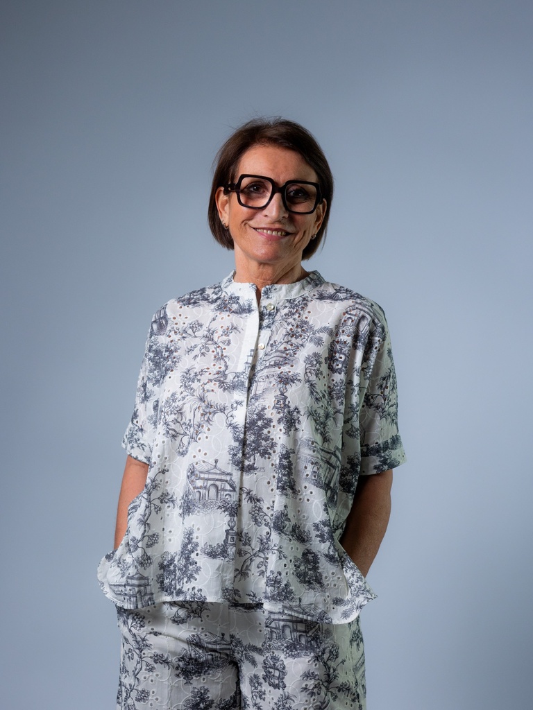Bluse Toile de Jouy