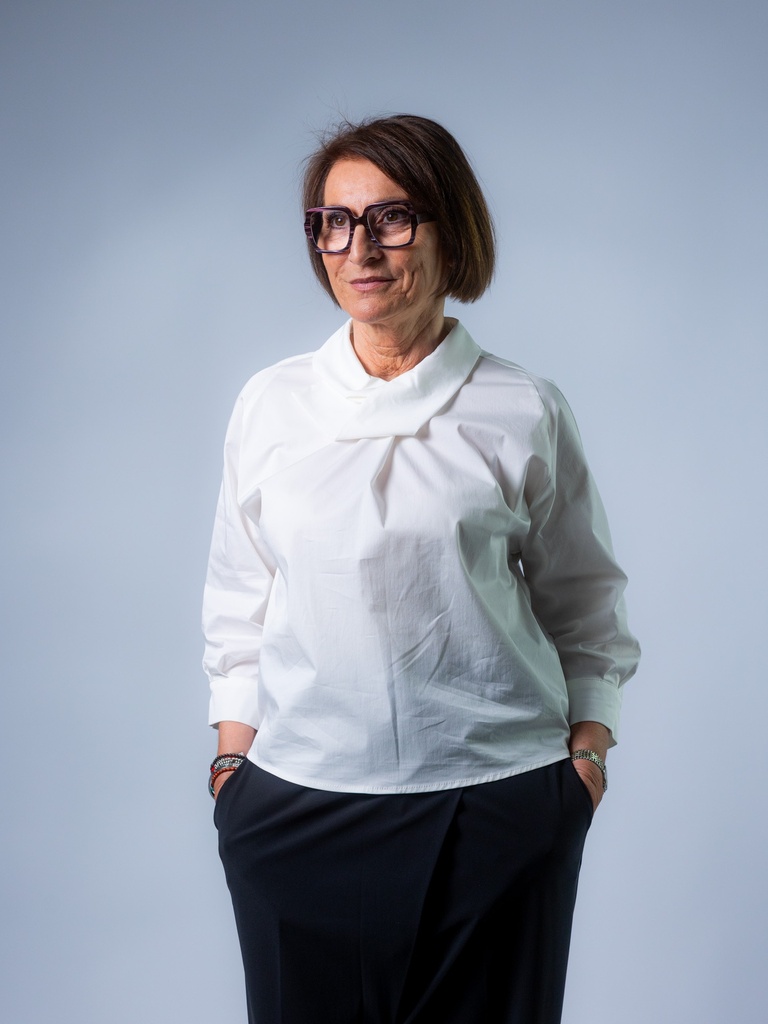Bluse mit Statement