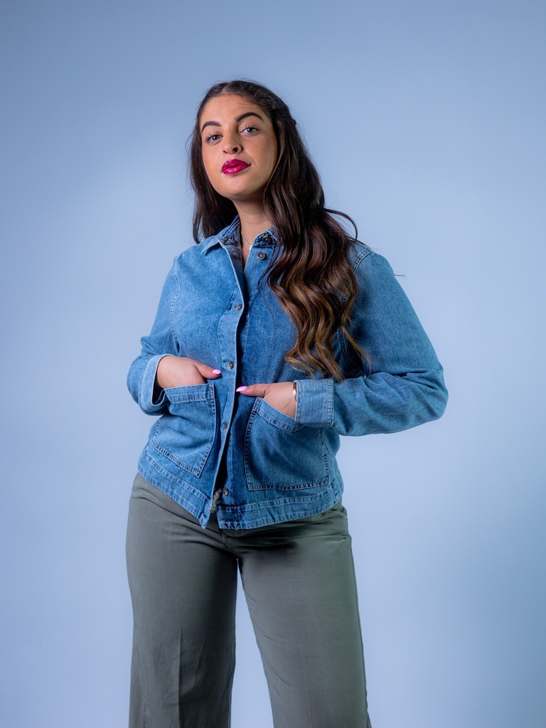 Blusenjacke denim