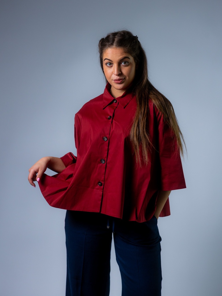 Blusenblazer A-Form (Blau, 36)