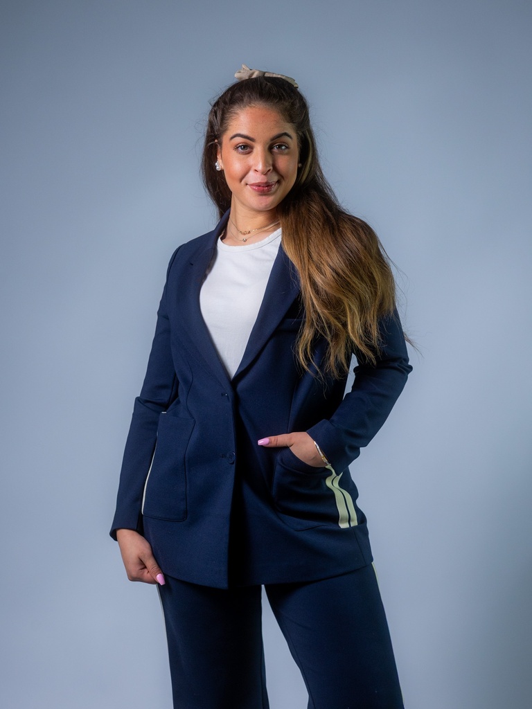 [1787_BL-42] Blazer mit Galonstreifen (42)