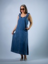 Trägerkleid denim