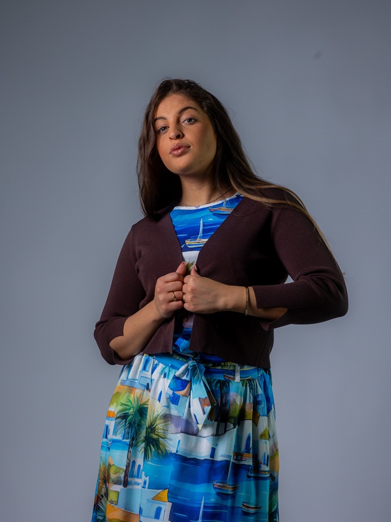 Bolero blue und braun