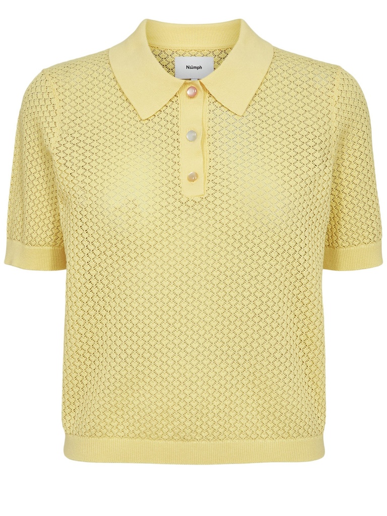 Pullover Waffelstrick (Gelb, XS)