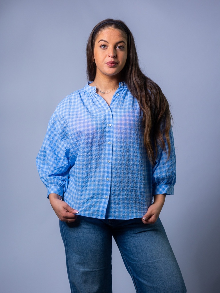 [156700_BL-38] Moderne Oversize-Shirtbluse (38)