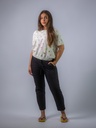 Boucleshirt mit Blümchen