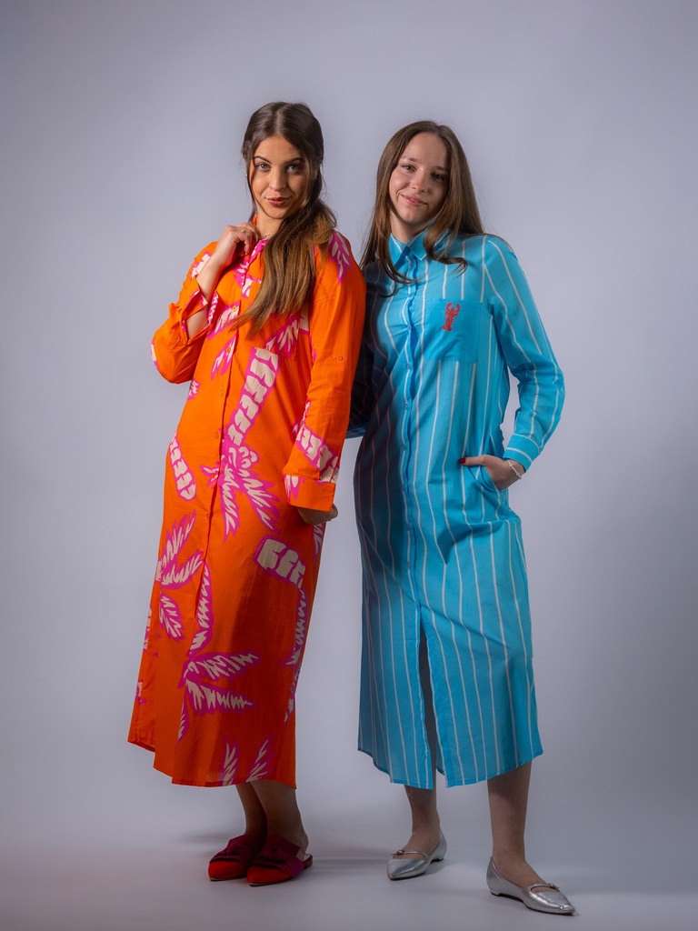 Mantelkleid mit Stehkragen