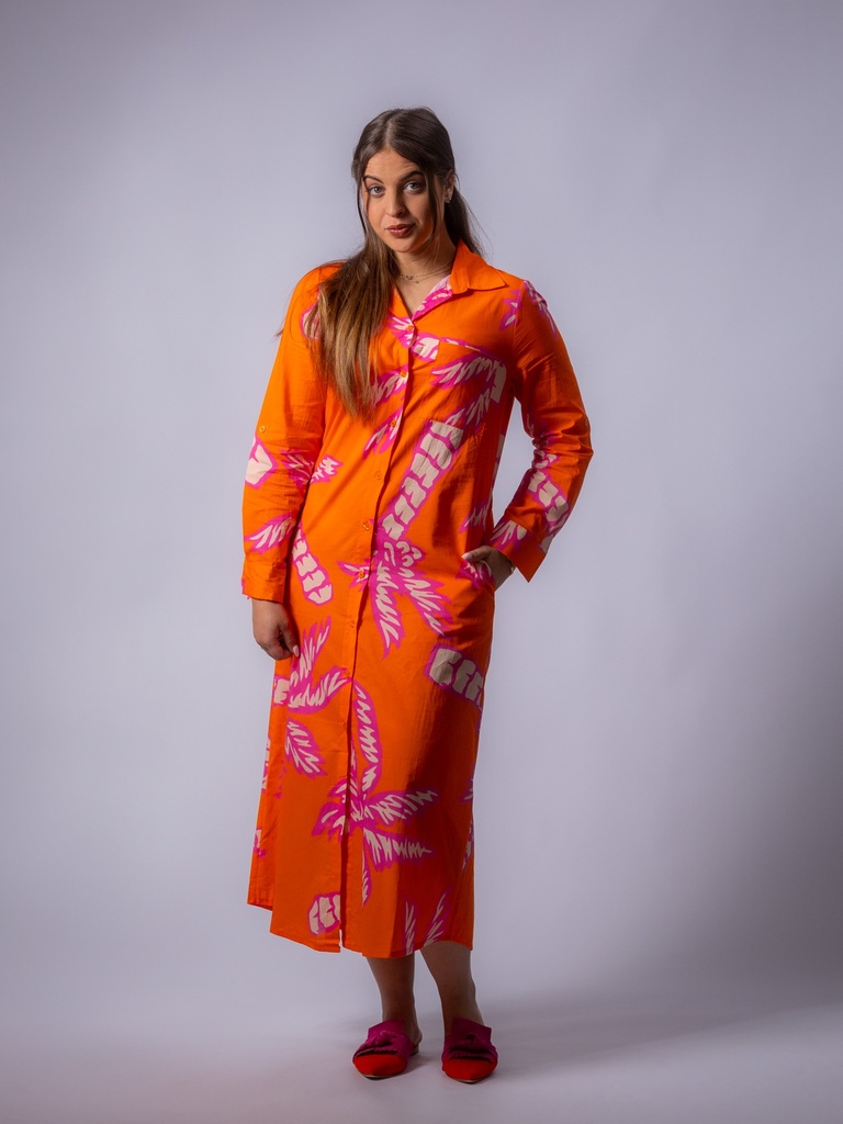 Mantelkleid mit Stehkragen