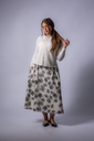 Midi Rock mit Blumenprint