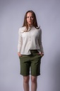 Chino Shorts aus Viskosemix